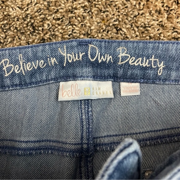 Belle Kim Gravel Jeans Flexi Belle Sz 14 - Picture 10 of 10